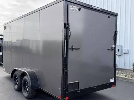 New 2026 Diamond Cargo 7' x 16' TA V-Nose Enclosed Trailer / 5 Year Warranty