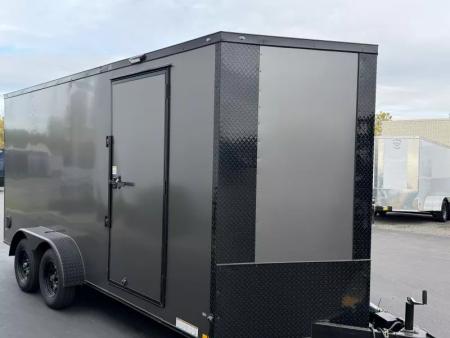 New 2026 Diamond Cargo 7' x 16' TA V-Nose Enclosed Trailer / 5 Year Warranty