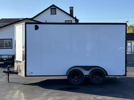 New 2026 Diamond Cargo 7' x 14' TA V-Nose Enclosed Trailer / 5 Year Warranty