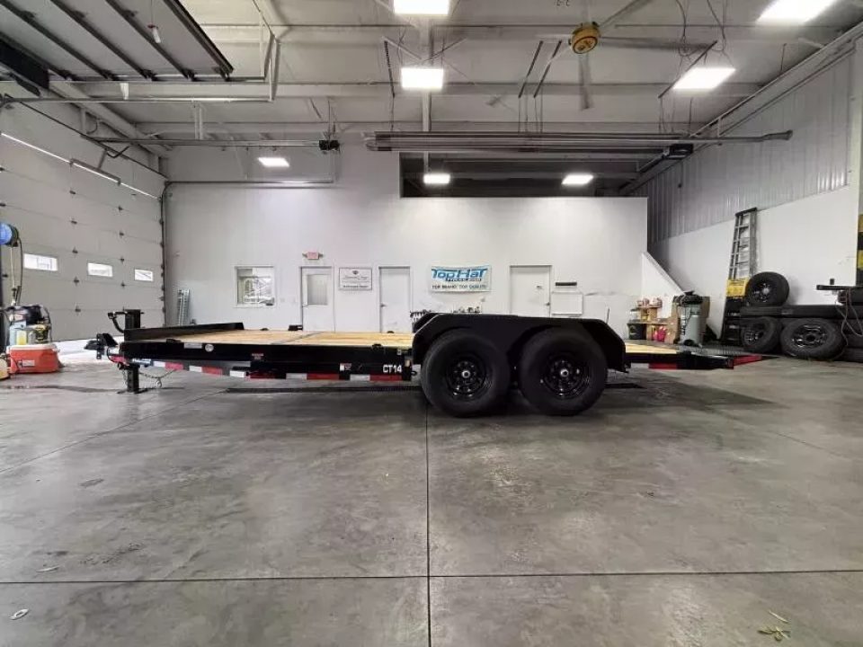 New 2025 Top Hat Trailers TILT DECK SHOCK 10K - 22x83" TDS 14K Tilt Trailer