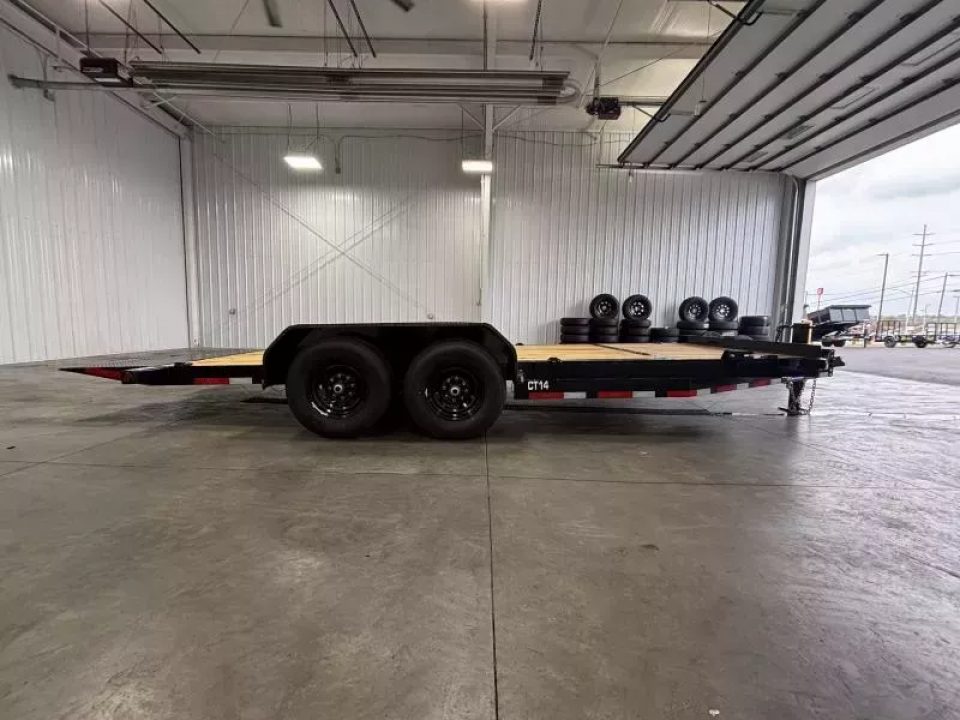 New 2025 Top Hat Trailers TILT DECK SHOCK 10K - 22x83" TDS 14K Tilt Trailer