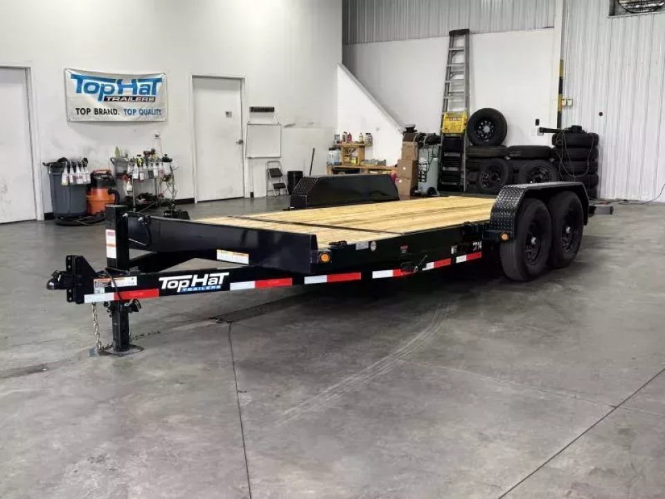 New 2025 Top Hat Trailers TILT DECK SHOCK 10K - 22x83" TDS 14K Tilt Trailer
