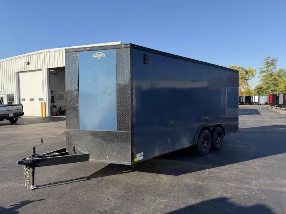 New 2026 Diamond Cargo 8.5 x 18' TA V-Nose Enclosed Trailer / 5 Year Warranty