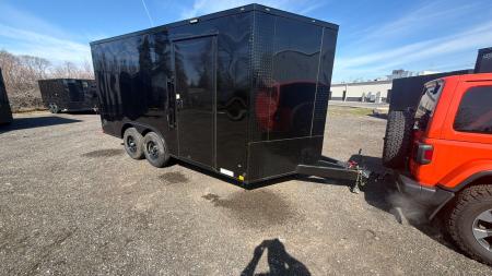 New 2026 Diamond Cargo 8.5' x 16' TA V-Nose Enclosed Trailer / 5 Year Warranty