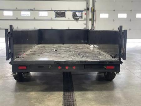 New 2026 Top Hat Trailers 7'x16' DX 14 / 2' SIDES/ 7 GAUGE METAL Dump Trailer