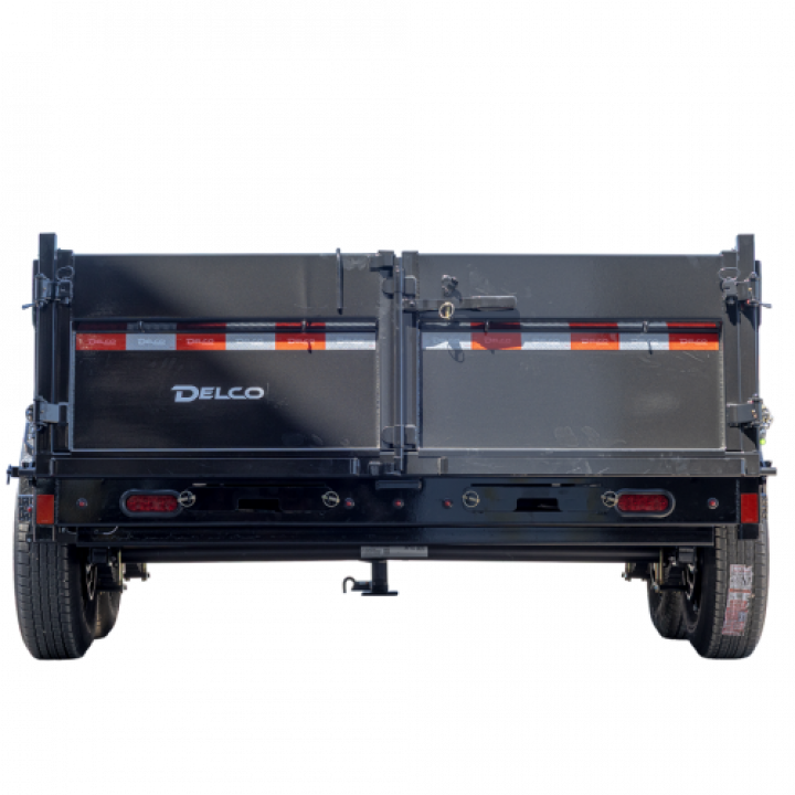 New 2026 Delco Trailers D314 83"x14' 14K Dump Trailer-Black