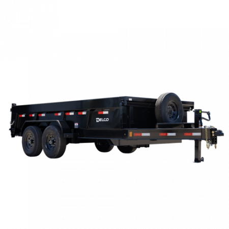 New 2026 Delco Trailers D314 83 x14' 14K Dump Trailer-Black