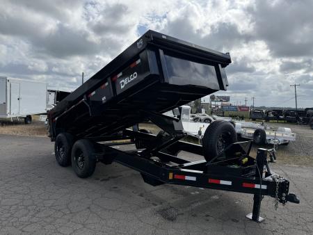 New 2026 Delco Trailers D314 83 x14' 14K Dump Trailer-Black