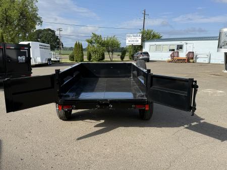 New 2026 Delco Trailers D108 5'x8' 7K Dump Trailer-Black