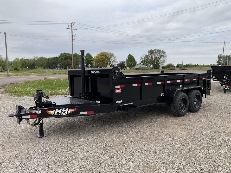 New 2026 H&H Trailers H-BTL16-176 Dump Trailer