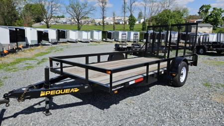 New 2026 Pequea Trailers 80x14SA Utility Trailer