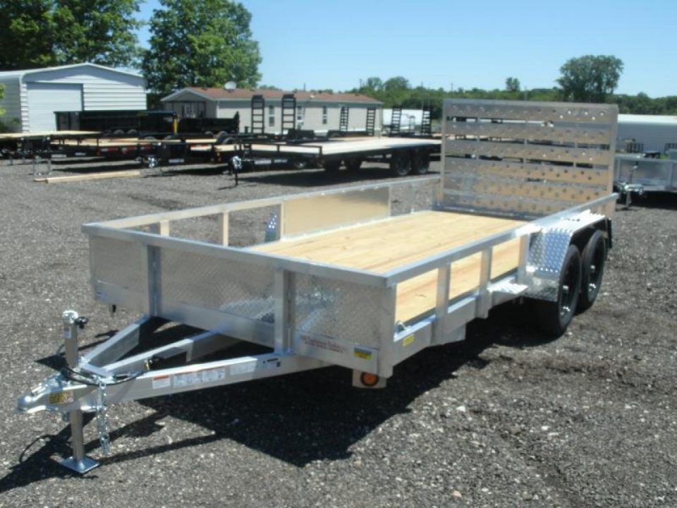 New 2026 Quality Steel and Aluminum 80 x 16 ALCJTA7K Utility Trailer