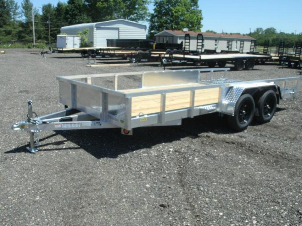 New 2026 Quality Steel and Aluminum 80 x 16 ALCJTA7K Utility Trailer