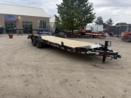 New 2026 Liberty Industries LE14K 7X19+3B8 Flatbed Trailer