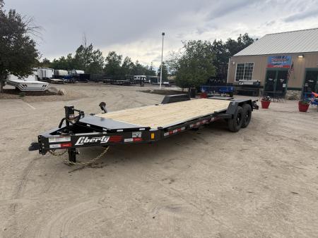 New 2026 Liberty Industries LE14K 7X19+3B8 Flatbed Trailer