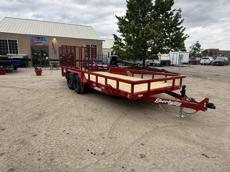 New 2025 Liberty Industries LU10K 7X16+2C5 Utility Trailer