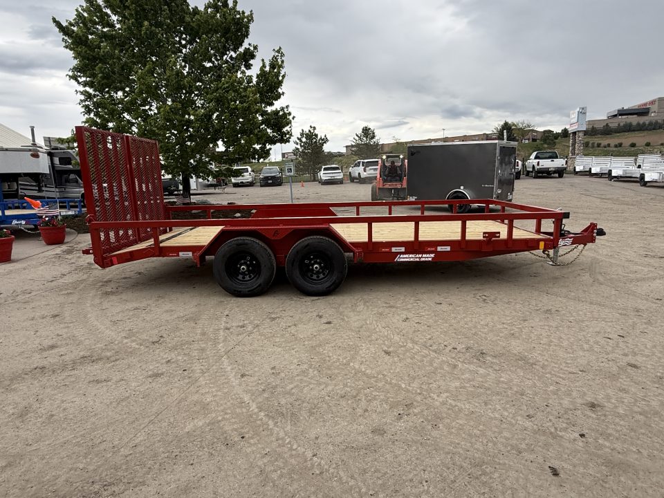 New 2025 Liberty Industries LU10K 7X16+2C5 Utility Trailer