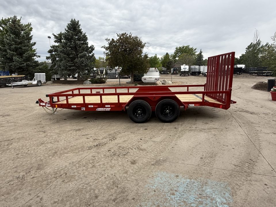 New 2025 Liberty Industries LU10K 7X16+2C5 Utility Trailer