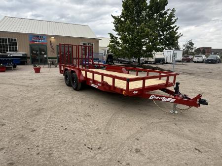 New 2025 Liberty Industries LU10K 7X16+2C5 Utility Trailer