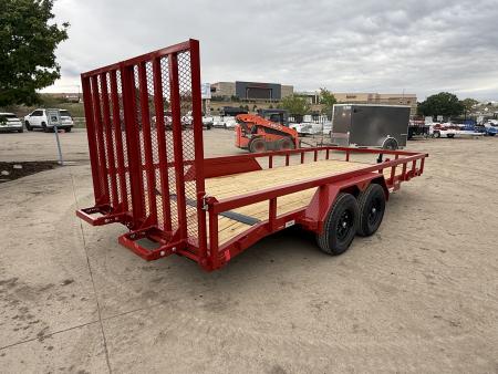 New 2025 Liberty Industries LU10K 7X16+2C5 Utility Trailer