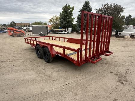 New 2025 Liberty Industries LU10K 7X16+2C5 Utility Trailer