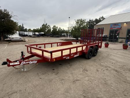 New 2025 Liberty Industries LU10K 7X16+2C5 Utility Trailer