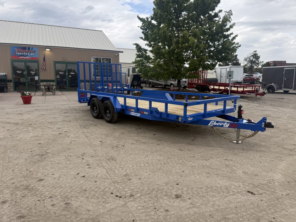 New 2025 Liberty Industries LU10K 7X16+2C5 Utility Trailer
