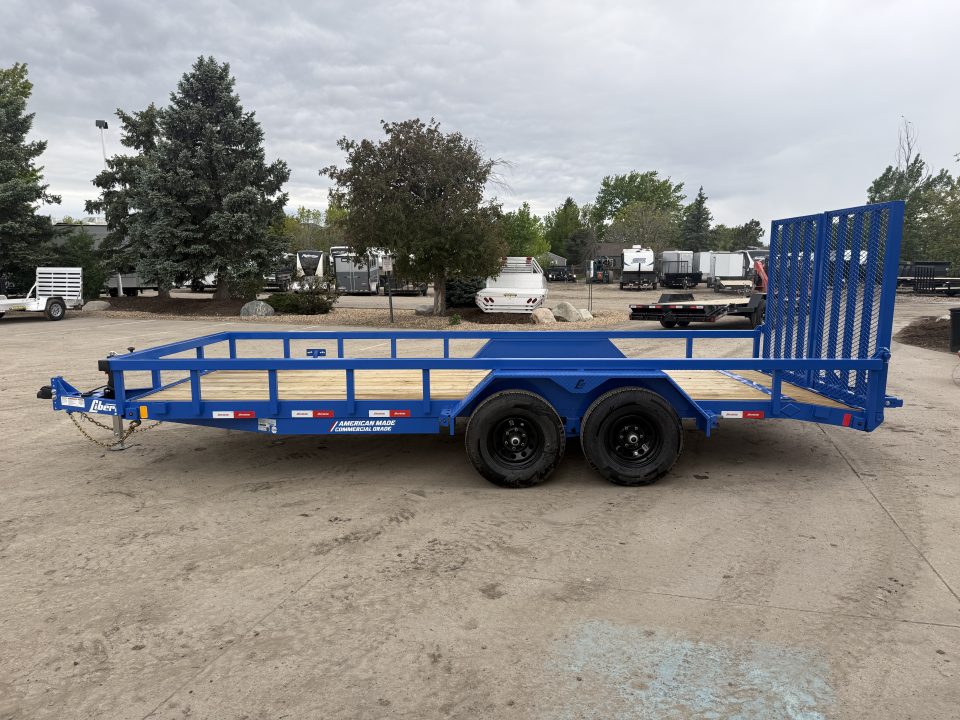 New 2025 Liberty Industries LU10K 7X16+2C5 Utility Trailer
