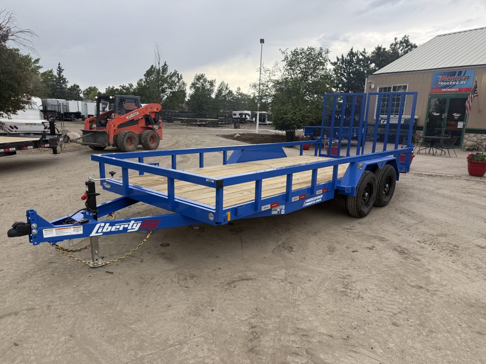 New 2025 Liberty Industries LU10K 7X16+2C5 Utility Trailer