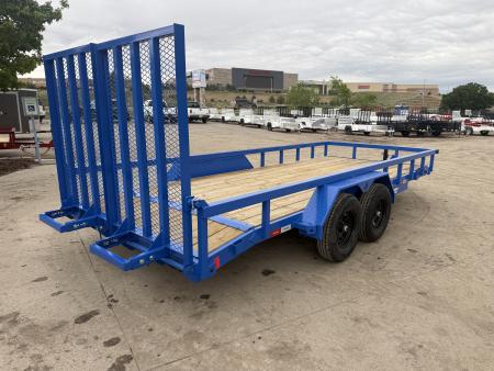 New 2025 Liberty Industries LU10K 7X16+2C5 Utility Trailer