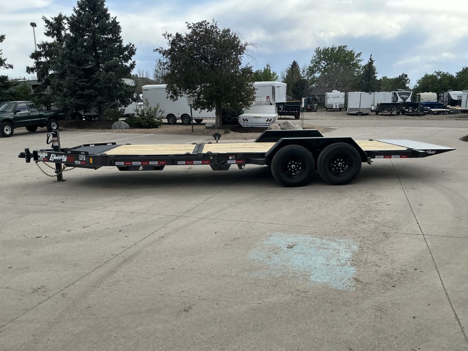 New 2026 Liberty Industries 7X22 14k Flatbed Trailer