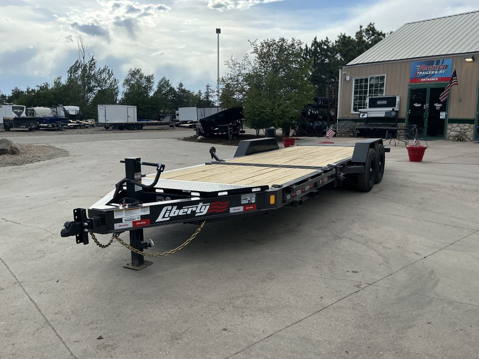 New 2026 Liberty Industries 7X22 14k Flatbed Trailer
