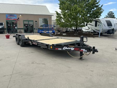 New 2026 Liberty Industries 7X22 14k Flatbed Trailer
