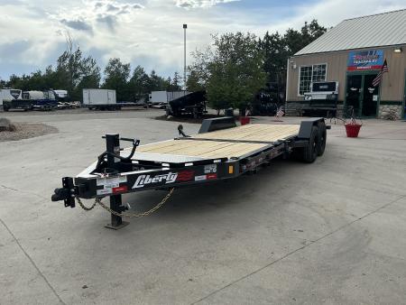 New 2026 Liberty Industries 7X22 14k Flatbed Trailer