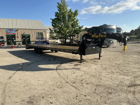 New 2026 Big Tex 14GN-33D5A-MRBK Flatbed Trailer