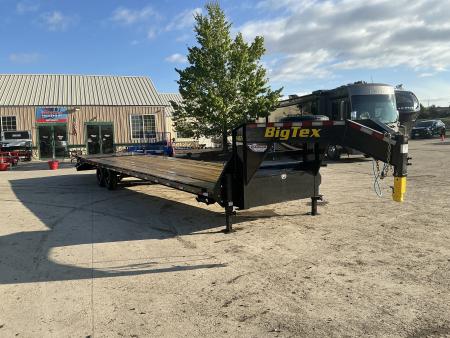 New 2026 Big Tex 14GN-35D5A-MRBK Flatbed Trailer