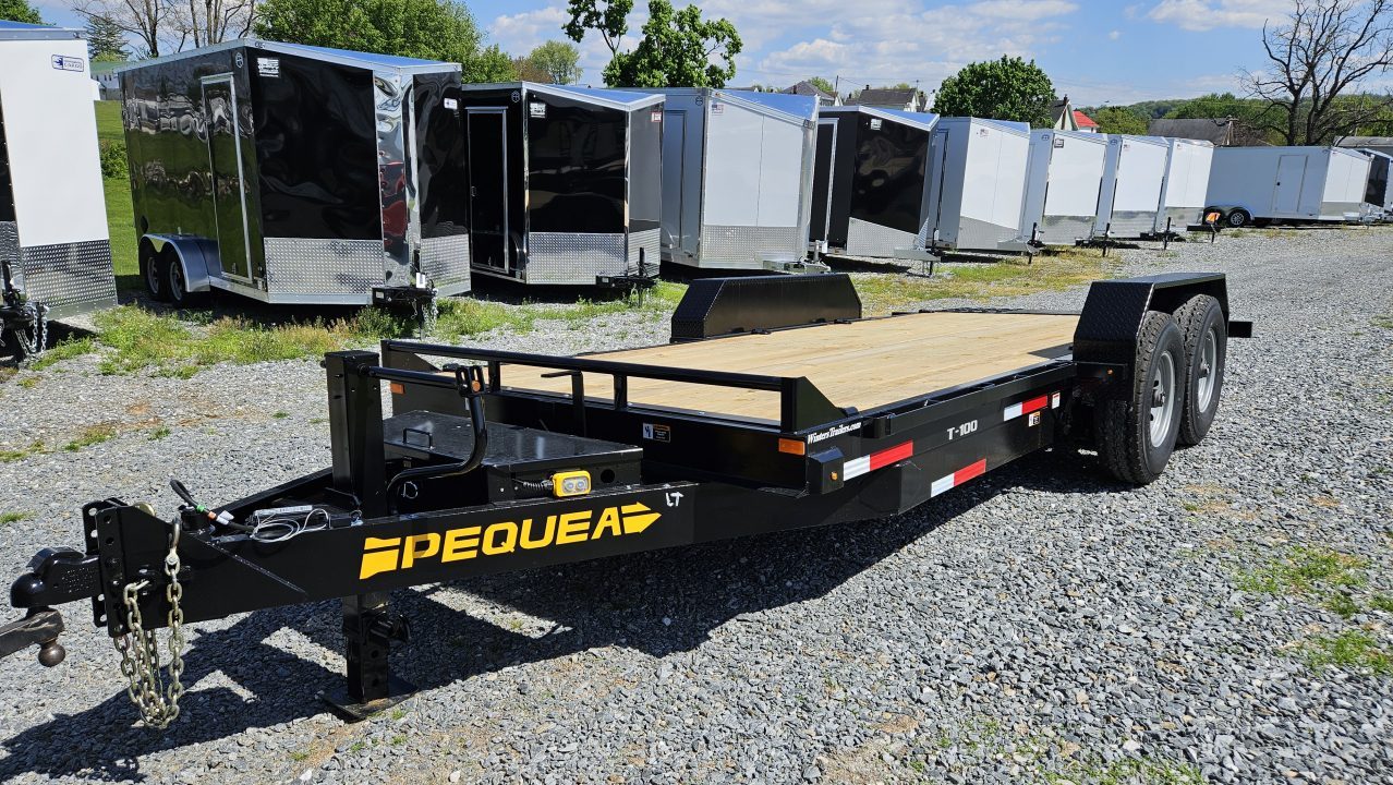 New 2026 Pequea Trailers T100 Equipment Trailer