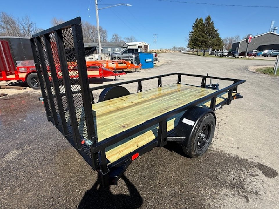New 2026 HTC 7X12 Utility Trailer