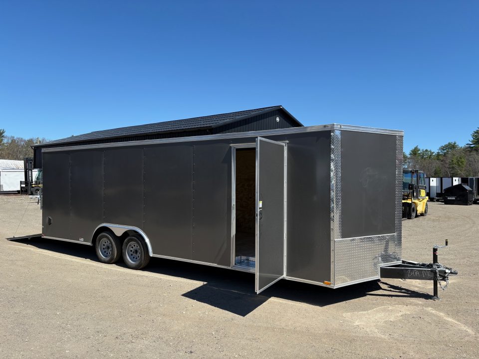New 2026 Panther Cargo 8.5X24 +2ft V-Nose / .080 Polycore/ 6'6" interior -7000 GVW