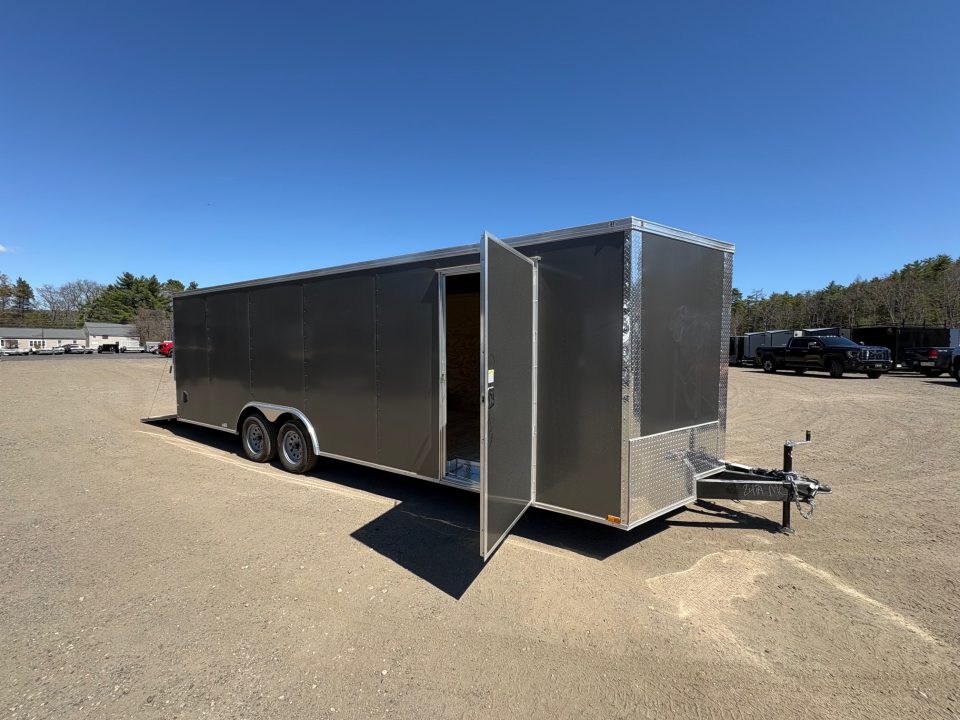 New 2026 Panther Cargo 8.5X24 +2ft V-Nose / .080 Polycore/ 6'6" interior -7000 GVW
