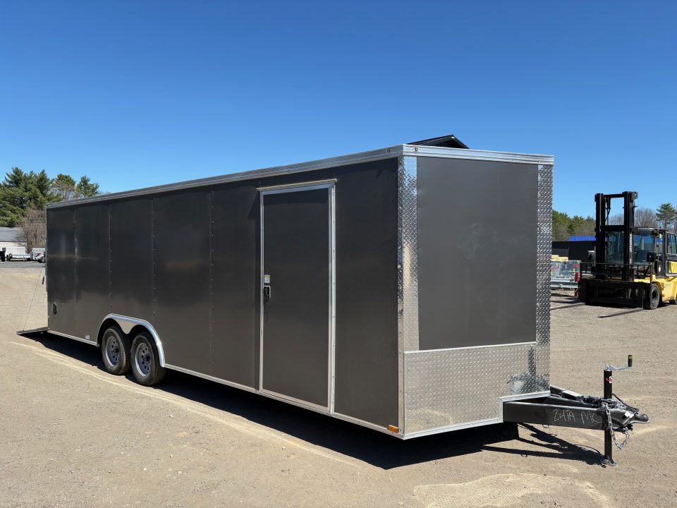 New 2026 Panther Cargo 8.5X24 +2ft V-Nose / .080 Polycore/ 6'6" interior -7000 GVW