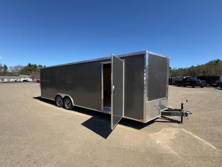 New 2026 Panther Cargo 8.5X24 +2ft V-Nose / .080 Polycore/ 6'6  interior -7000 GVW
