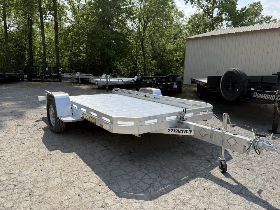 New 2026 Aluma 7712H-TILT-S Utility Trailer