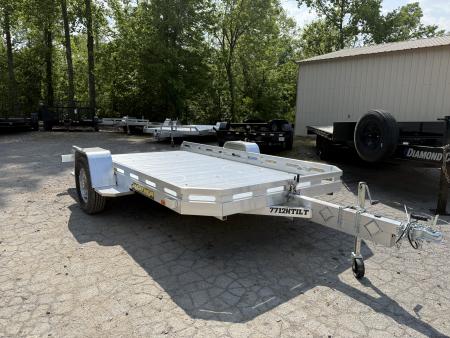 New 2026 Aluma 7712H-TILT-S Utility Trailer