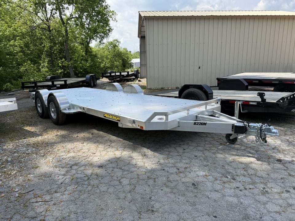 New 2026 Aluma 8220H-TA-EL-R-RTD Car Hauler