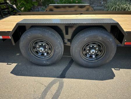 New CAM Superline 7' x 18' Angle Equipment Trailer 15.4K