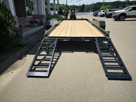 New CAM Superline 7' x 18' Angle Equipment Trailer 15.4K