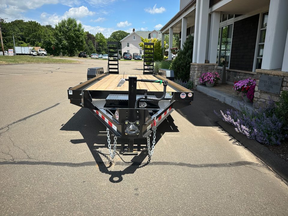 New CAM Superline 7' x 20' Angle Equipment Trailer 15.4K