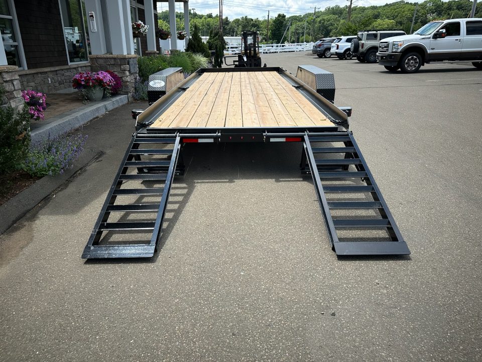 New CAM Superline 7' x 20' Angle Equipment Trailer 15.4K