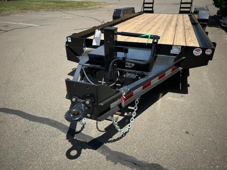 New CAM Superline 7' x 20' Angle Equipment Trailer 15.4K